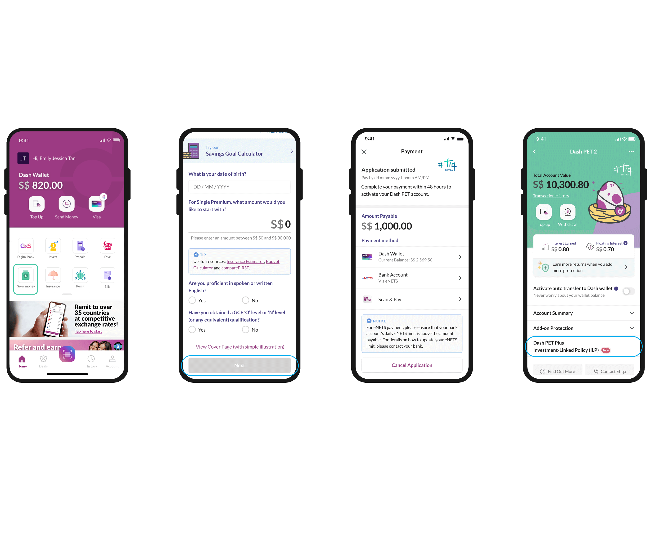 Save with Dash PET 2 in 4 simple steps