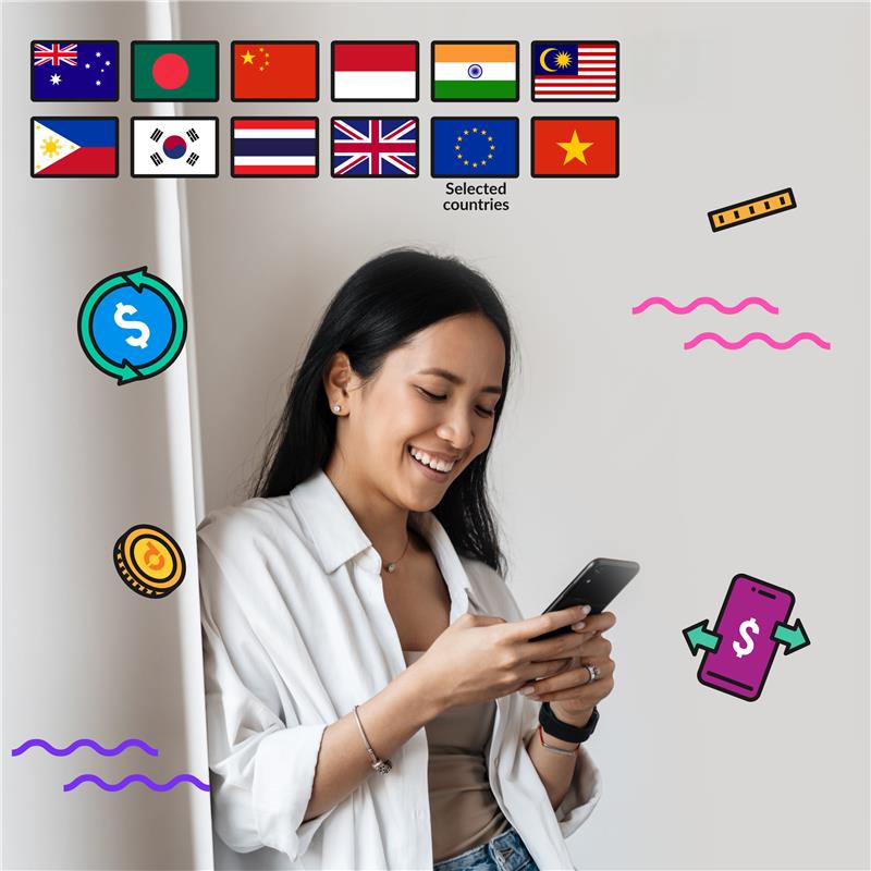Make fast, easy, safe remittance with your phone