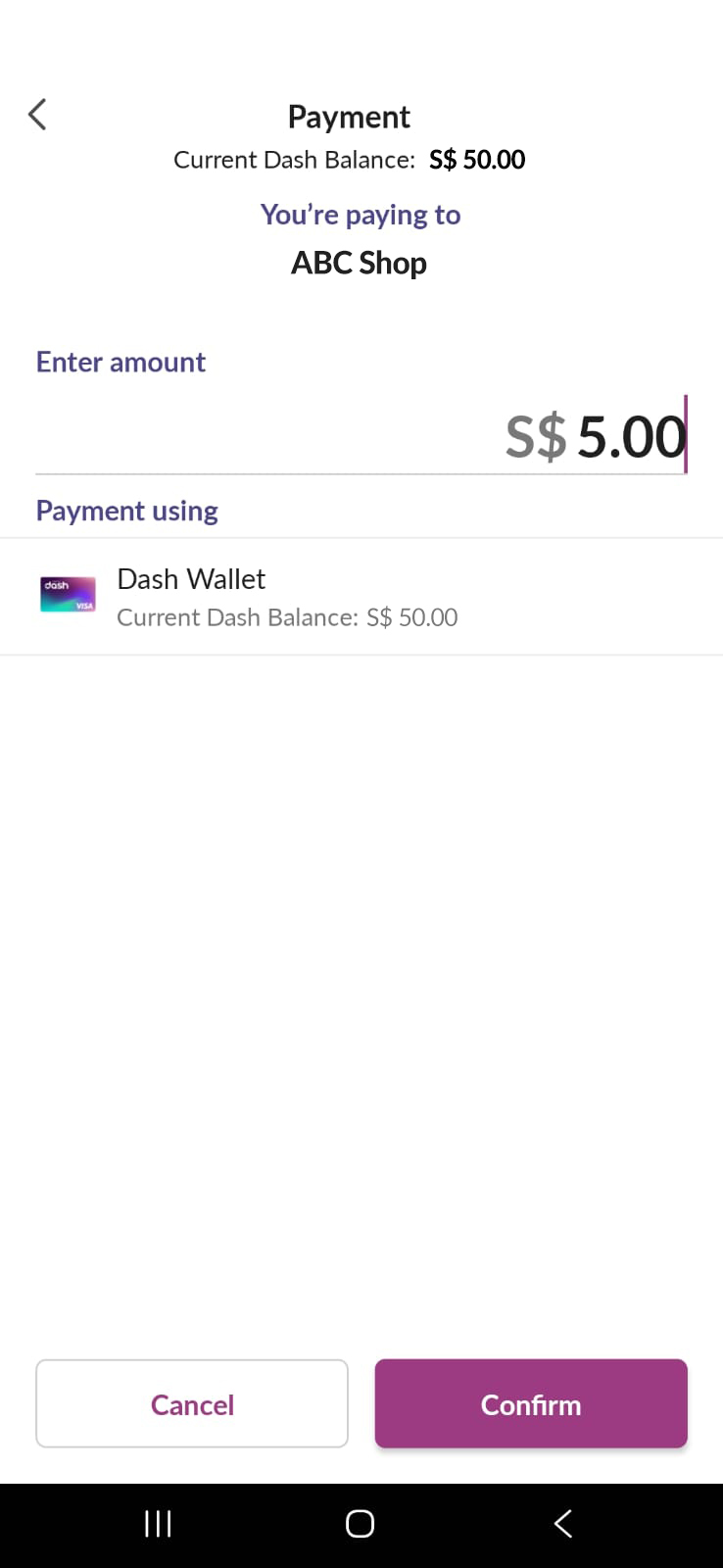 payment